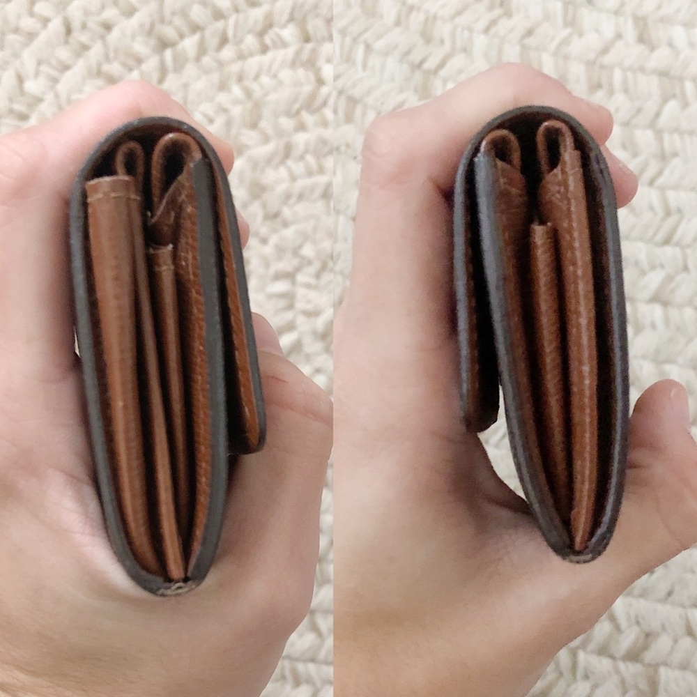 LOUIS VUITTON PORTE MONNAIE PLAT COIN PURSE - Picture 5 of 8